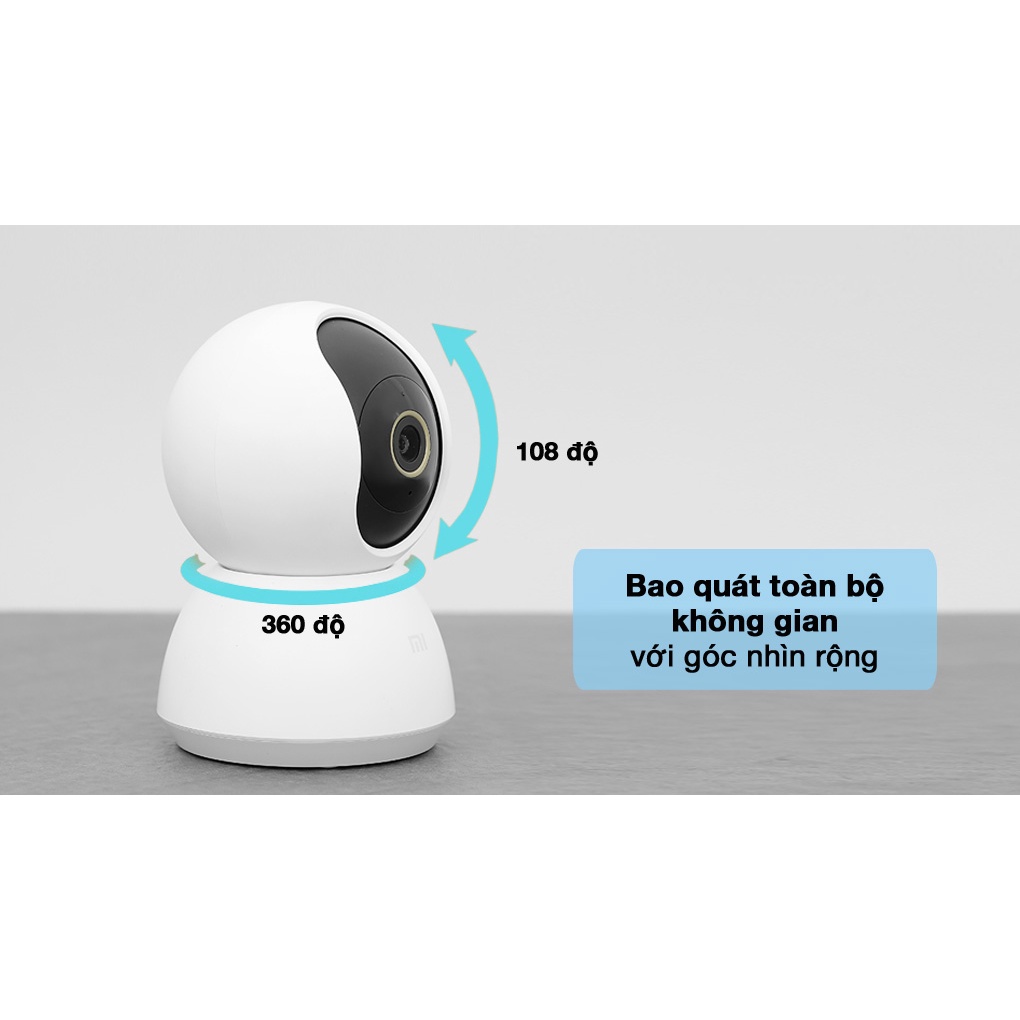 Camera Wifi không dây IP Mi Home 360 Độ 2K Xiaomi, Trắng (BHR4457GL) - Hàng Chính Hãng 2 NĂM