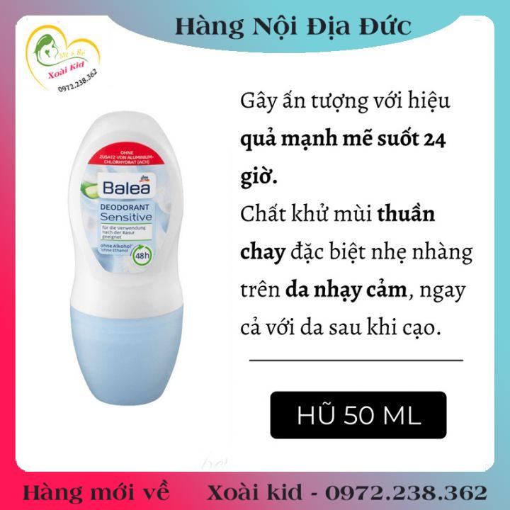 ĐỦ BILL] LĂN VÀ XỊT KHỬ MÙI BALEA, KHỬ MÙI, NGĂN MỒ HÔI LÊN ĐẾN 48H, 50ML -150ML, HÀNG NỘI ĐỊA ĐỨC [Hot