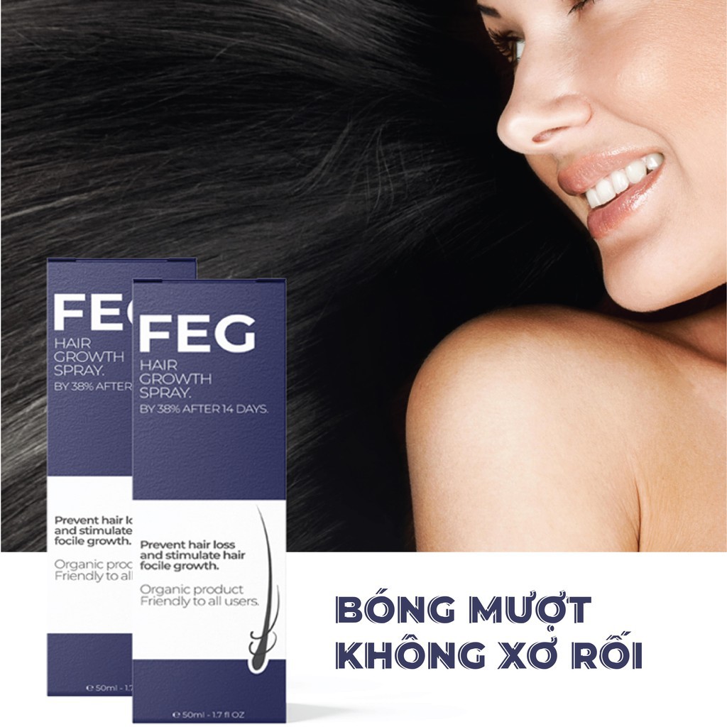 Xịt mọc tóc _ Dưỡng tóc FEG Hair Spray_Chăm sóc tóc mọc dày & nhanh