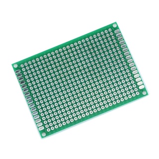 Pcb đục lỗ 5x7cm 1 mặt phủ xanh loại tốt