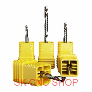 Mũi dao CNC 1 me xoắn loại tốt - chuyên Formex PP PE MICA. SK CNC SHOP