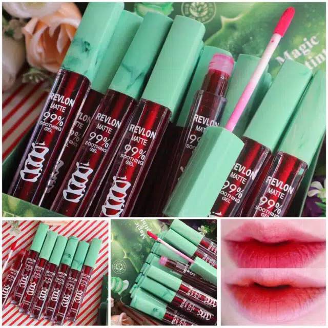 (hàng Mới Về) Gel Lô Hội Dưỡng Da Môi Mềm Mượt Revlon Ecer 99%
