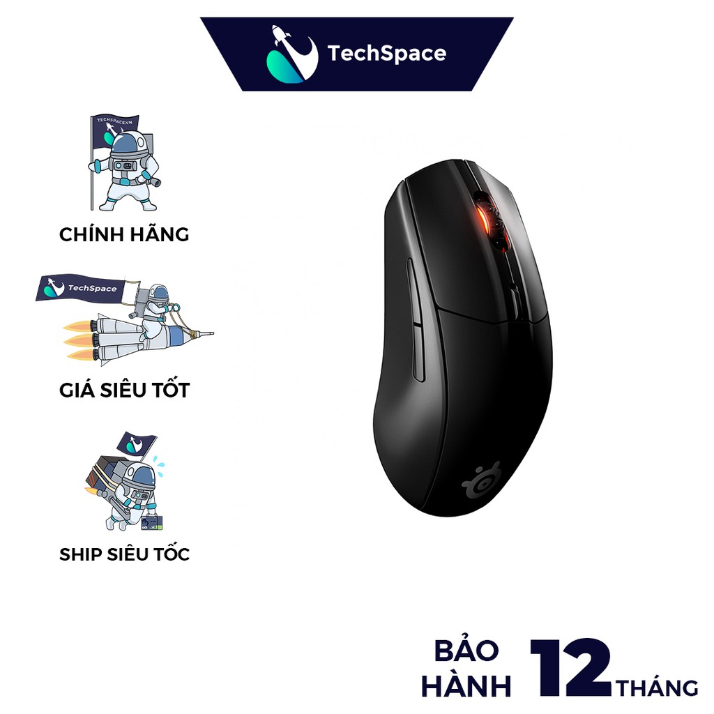 Chuột SteelSeries Rival 3 Wireless -Hỗ trợ MacOS (Hàng chính hãng) -Bảo hành 12 tháng