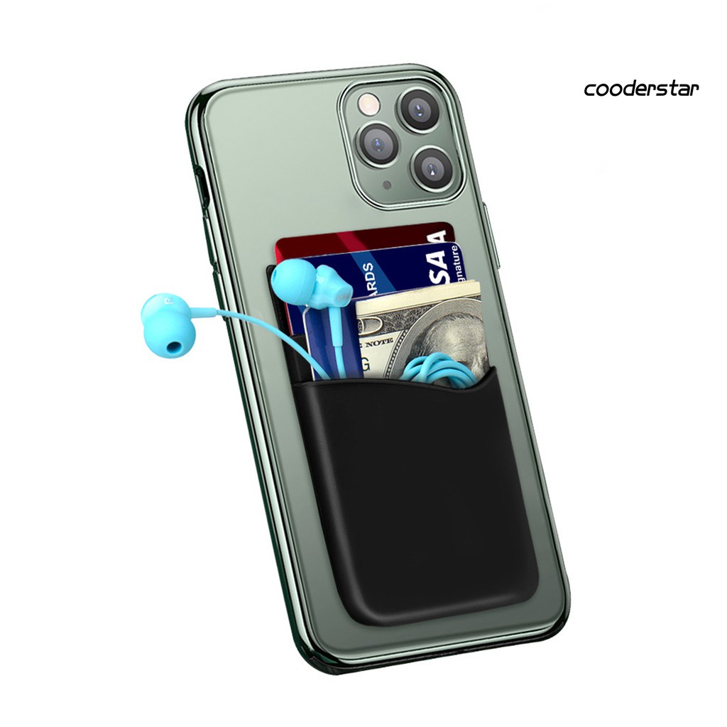 Ví silicone tự dính đựng thẻ tiện lợi dành cho điện thoại