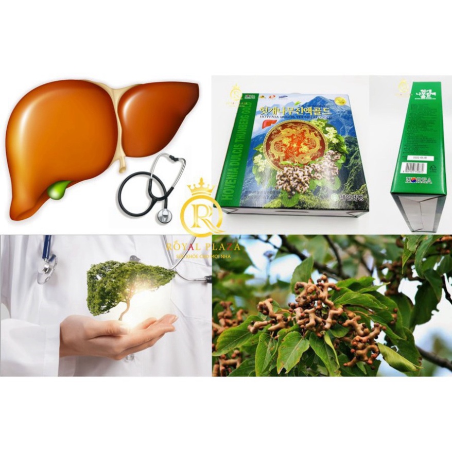 Nước Bổ Gan Hovenia Rồng đỏ Hàn Quốc, Hộp 30 Gói *70ml [ Hàng Mới Về ]