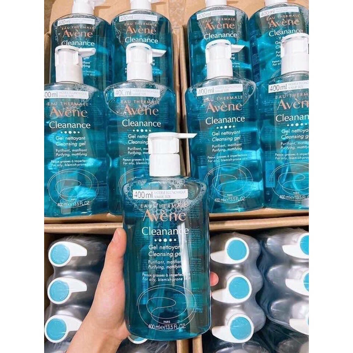 Sữa rửa mặt Avene Cleanance Cleansing Gel 400ml cho da nhờn mụn nhạy cảm
