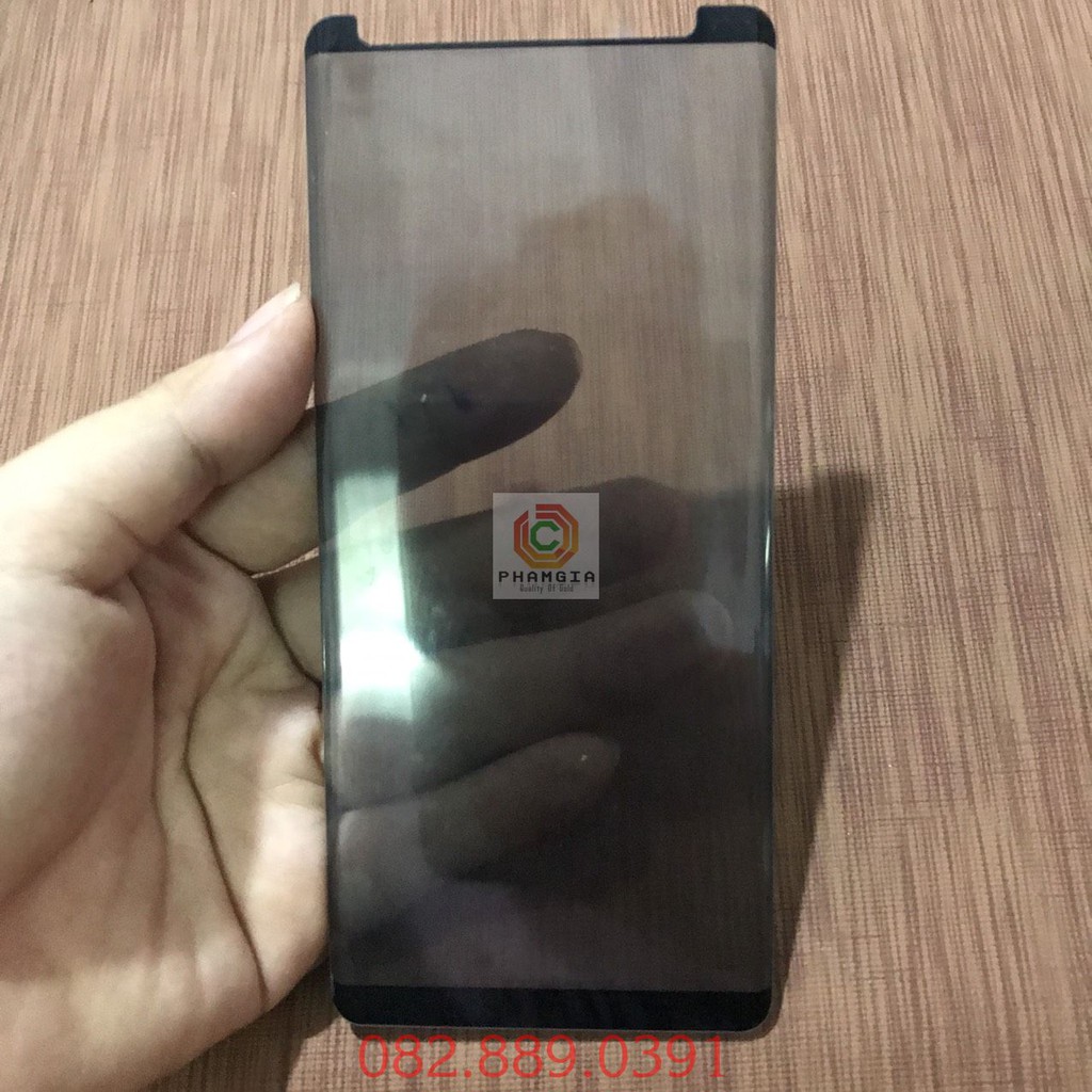 Kính cường lực chống nhìn trộm samsung Note9, full keo, full màn hình, full phụ kiện