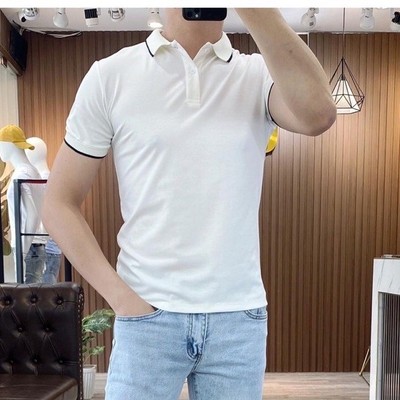 Áo thun nam cổ bẻ SUKIYA Chất Cá sấu mát thâm mồ hôi AT01