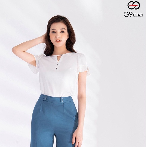 Áo tay cộc 8075 G9moza chất liệu lụa