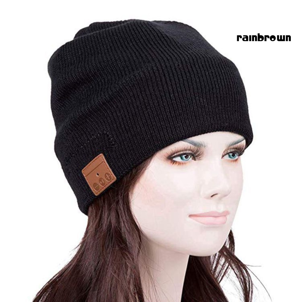 Mũ beanie Tích Hợp Tai Nghe Bluetooth Có Mic Tiện Dụng