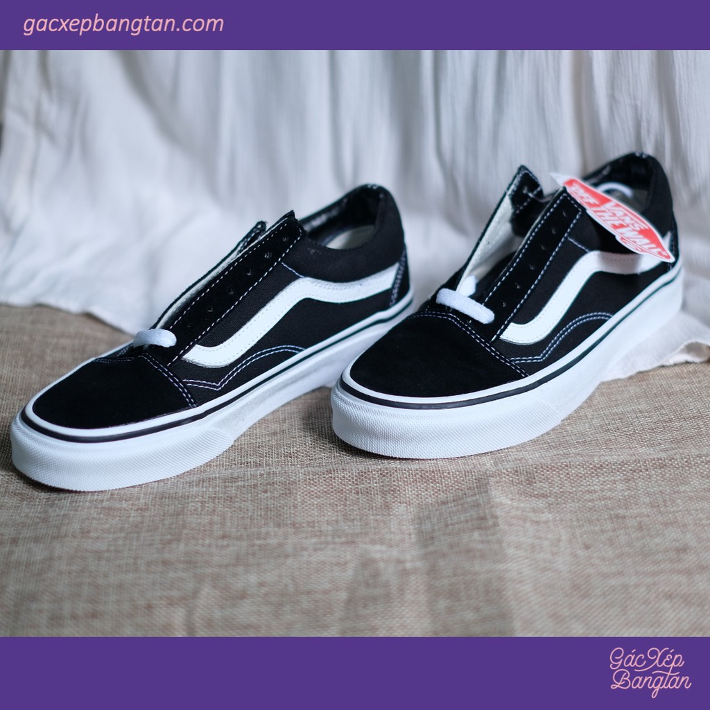 [CÓ SẴN]  - VANS OLD SKOOL BLACK SNEAKERS CHEAP MOMENT WITH YOONGI OFFICIAL