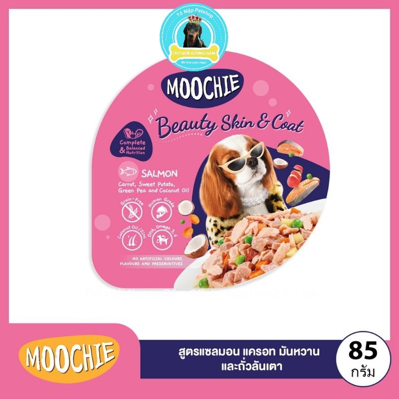 [Mã PET50K giảm Giảm 10% - Tối đa 50K đơn từ 250K] MOOCHIE PATE THỨC ĂN ƯỚT CHO CHÓ 85GR