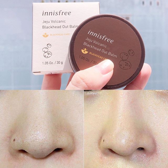 Hàn Quốc Chính Hãng - Sáp Trị Mụn Đầu Đen Innisfree Jeju Volcanic Blackhead Out Balm 30ml