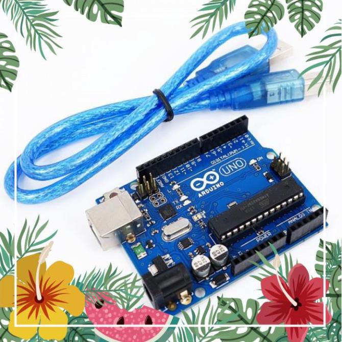 Giá sốc Arduino Uno R3 DIP ( chíp cắm )- tặng kèm cáp