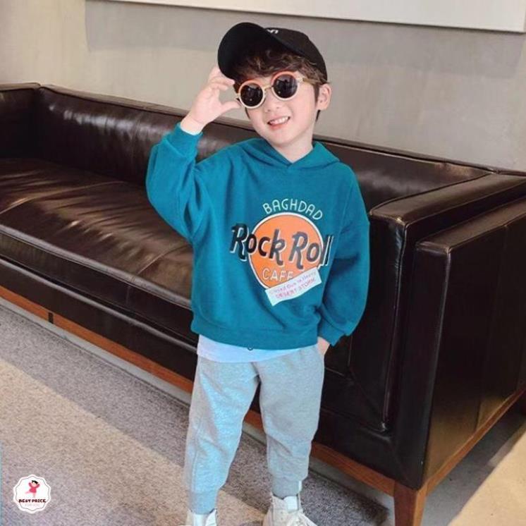 Áo hoodie dài tay cao cấp cho bé trai lớn 7 8 9 10 11 12 tuổi☑️ Áo đẹp size đại 25kg 30kg 35kg 40kg