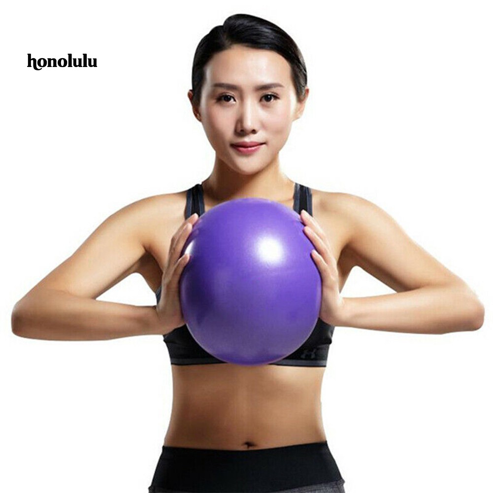 (Hàng Mới Về) Bóng Bơm Hơi 25cm Hỗ Trợ Luyện Tập Yoga / Pilates / Thể Hình