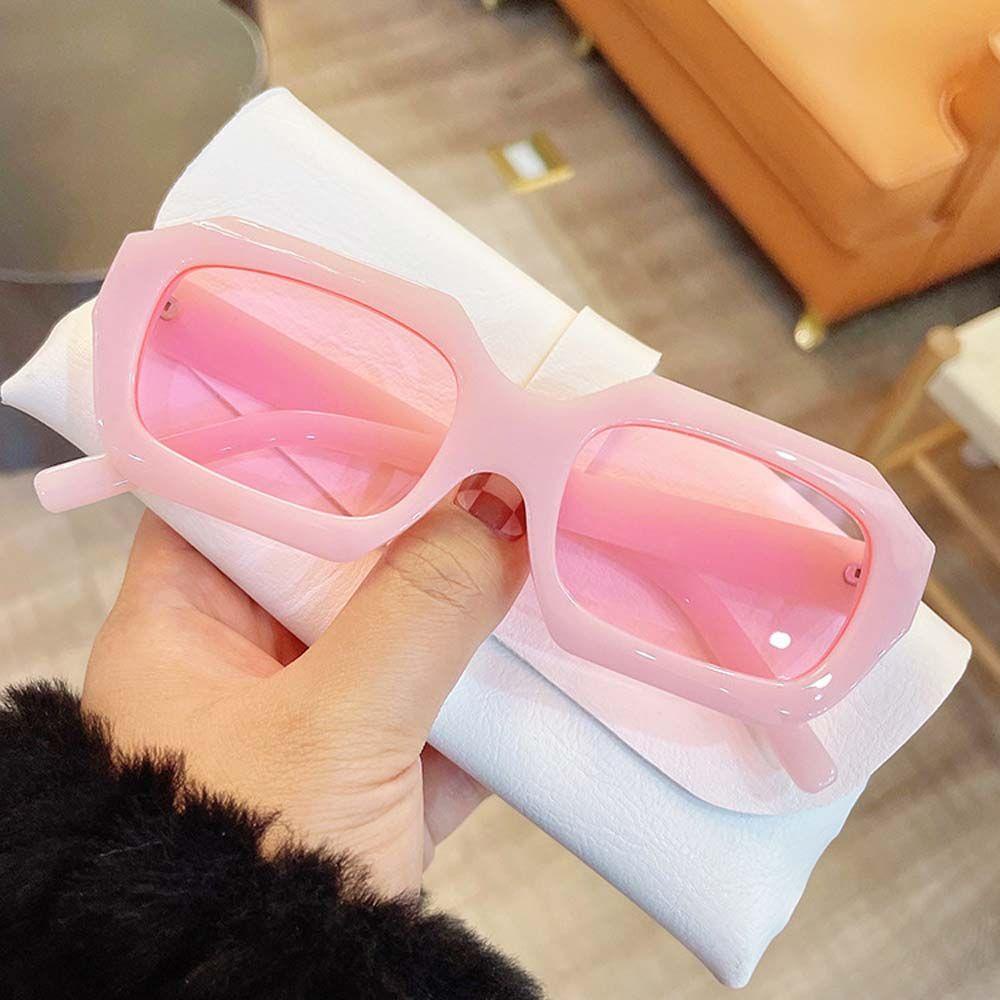 Kính Mát Gọng Vuông Họa Tiết Da Báo Phong Cách Âu Mỹ Cổ Điển Cho Nữ