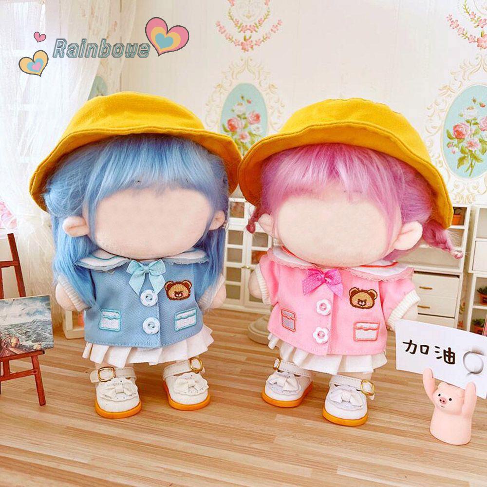 Quần Áo Màu Cầu Vồng Cho Búp Bê 20cm