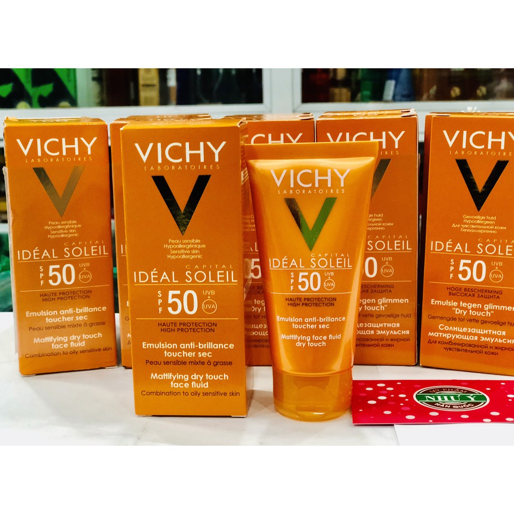 Kem chống nắng Vichy Ideal Soleil SPF50* dành cho da thường và da khô 50ml (Xuất xứ: Pháp)