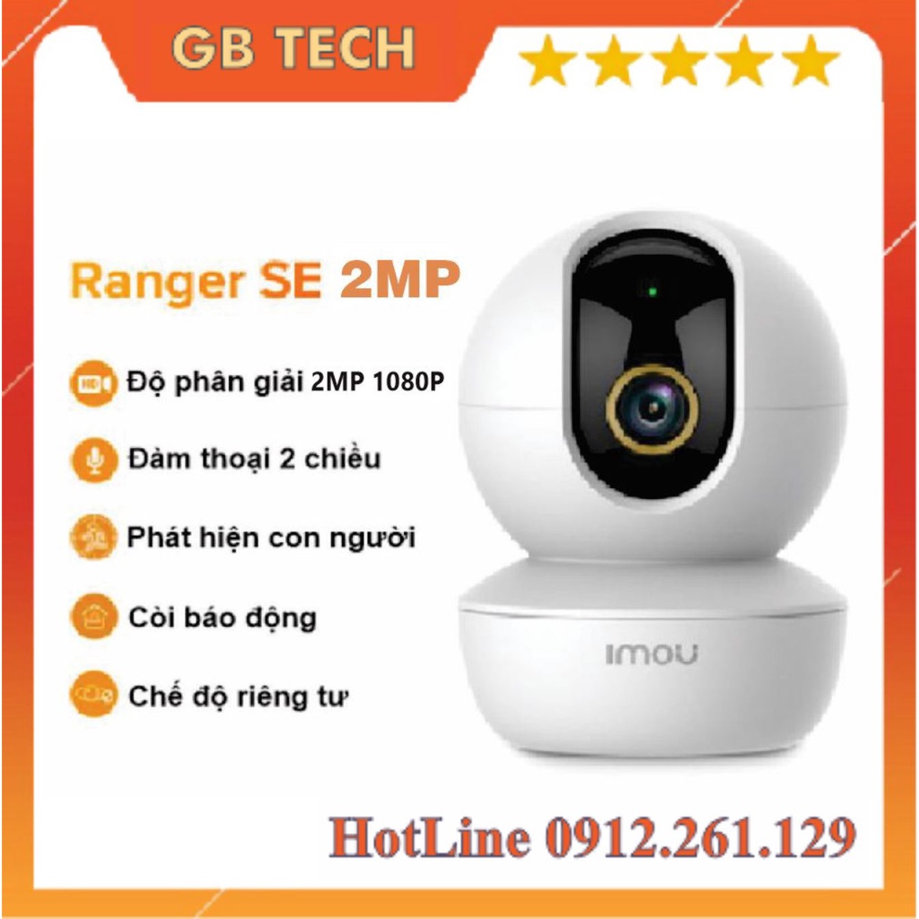 Camera không dây IP IMOU Ranger SE A23P  - A43P không dây 4MP H.265 Wifi trò chuyện 2 chiều cho gia đình
