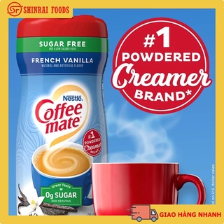 Coffee mate sugar free Mỹ 289gram