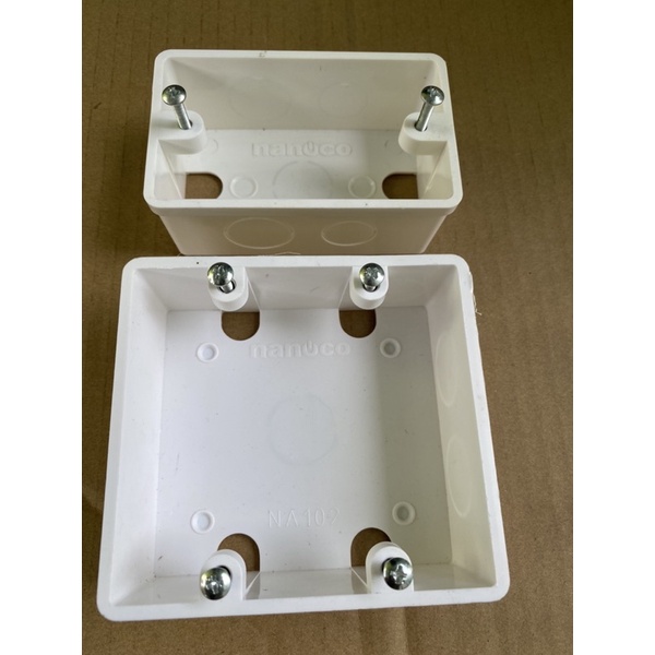 Đế âm đơn NA101, đế âm đôi NA102 Nanoco