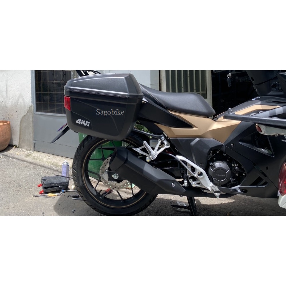 Thùng Hông Winner X ,thùng hông givi E22N và  baga hông SBL Winner X , hàng givi chính hãng, bảo hành 2 năm