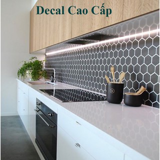 Decal dán bếp gạch bông hoa văn cổ điển- khổ 120 x60cm- ddb-044