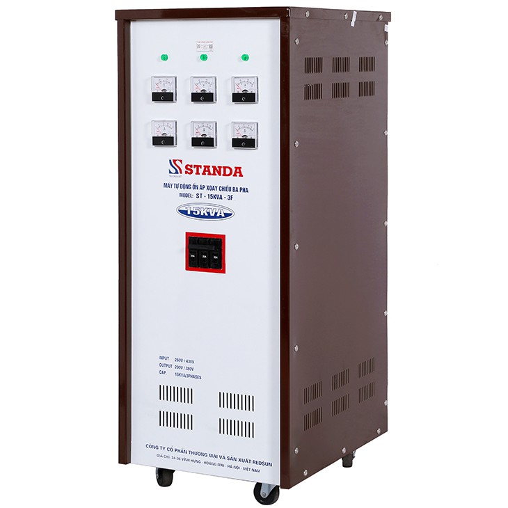 Ổn Áp Standa 15KVA 3 Pha Dải 260-430V Chính Hãng