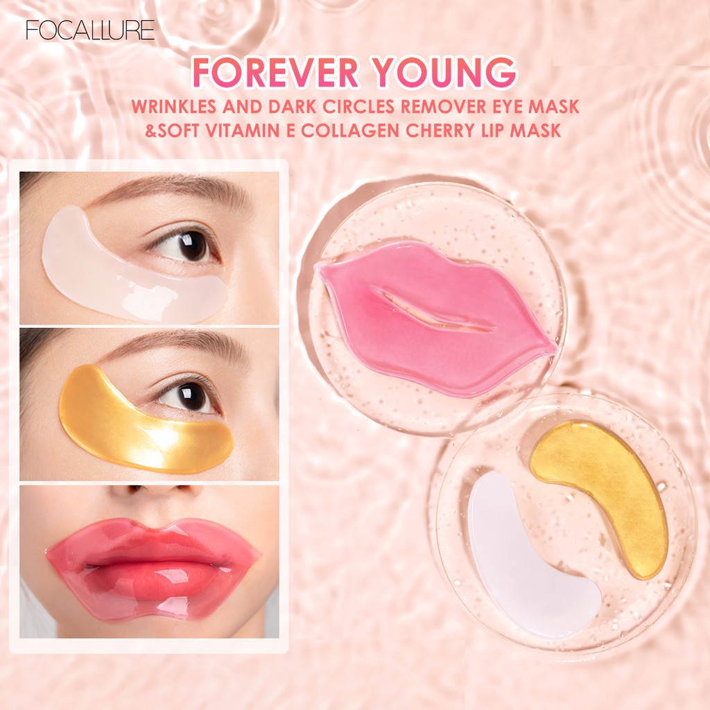 Nạ Mắt / Mặt Nạ Môi FOCALLURE Chứa Vitamin E hỗ trợ cải thiện Quầng Thâm Tàn Nhang Làm Trẻ Hóa Da 8g | BigBuy360 - bigbuy360.vn