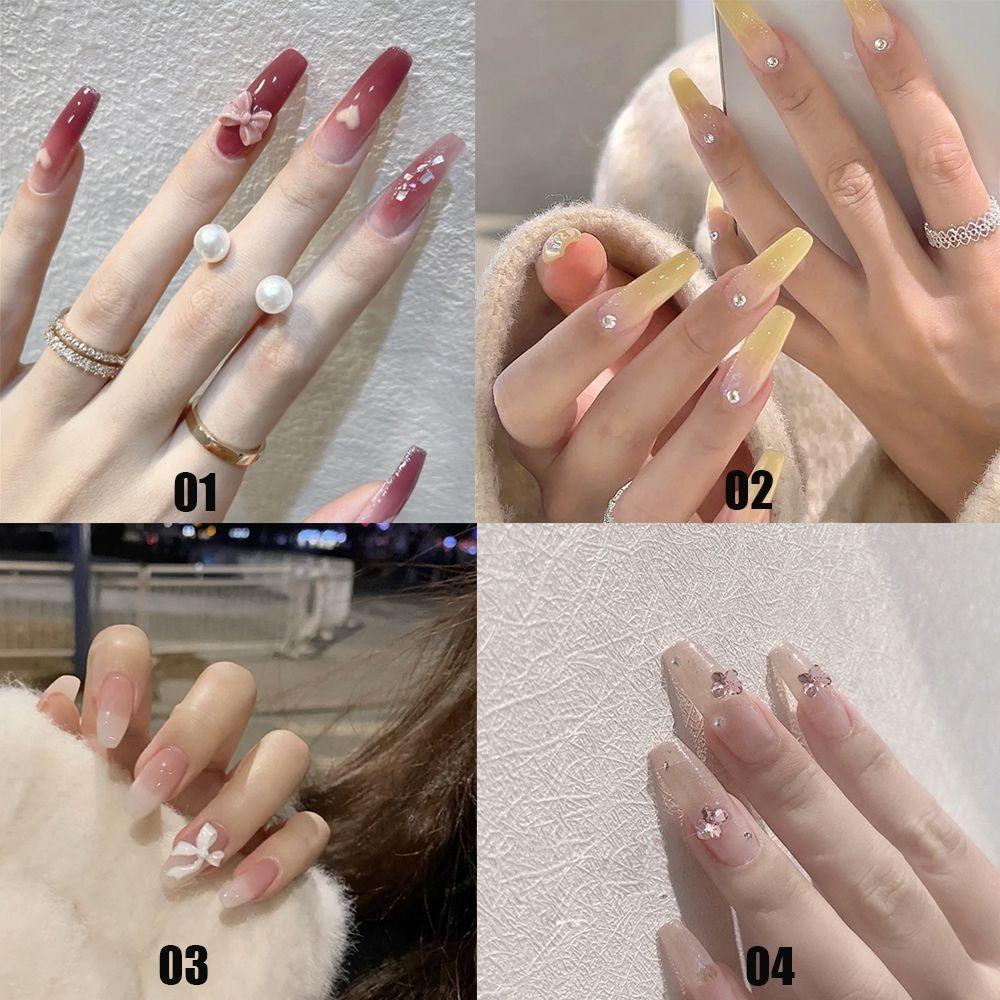 Bộ 24 Móng Tay Giả Múa Ba Lê Chuyên Dụng