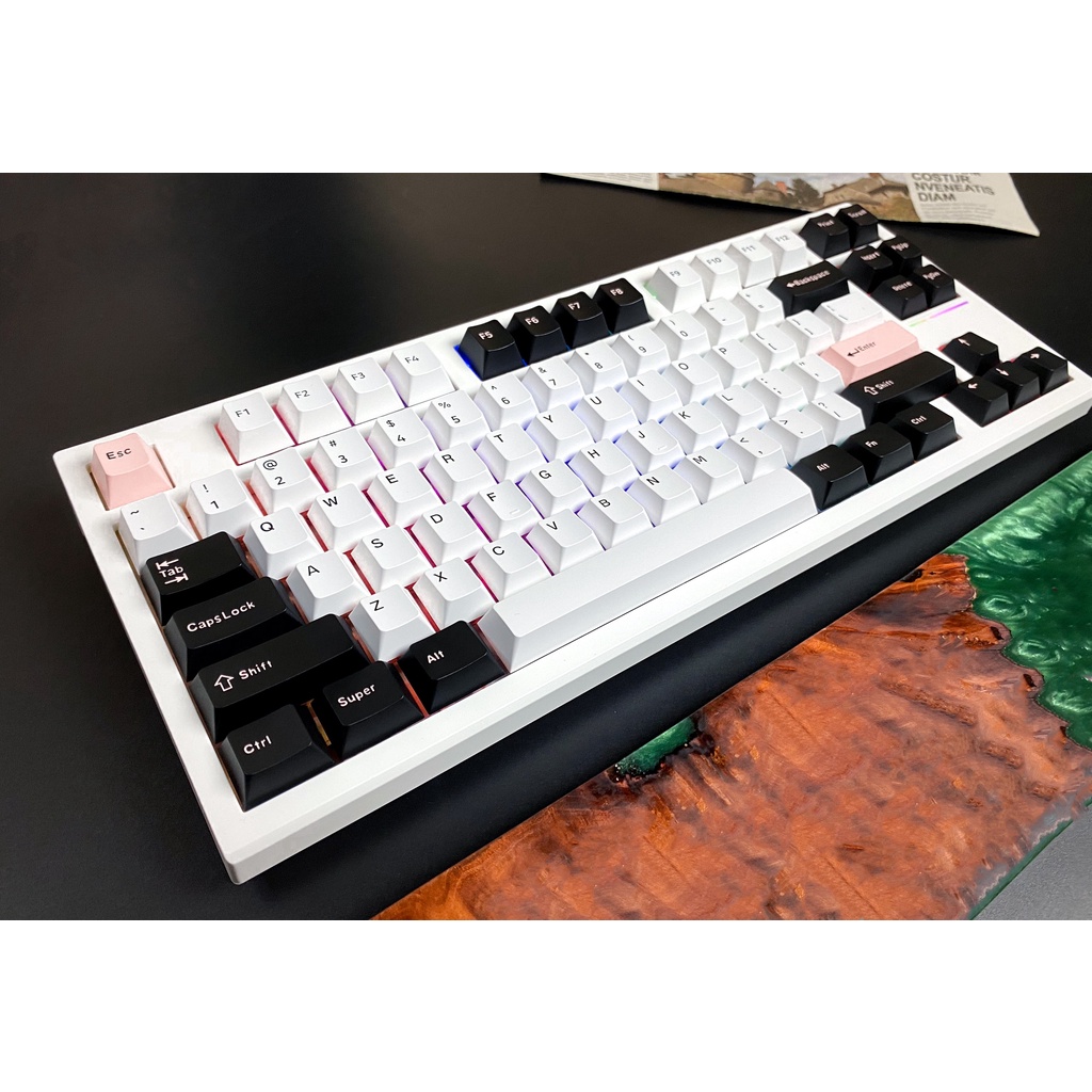 Bàn phím cơ FL-Esports FL750 White Olivia / Polar Night