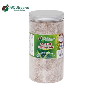 Hũ 750gr cà phê hoà tan 1800beans