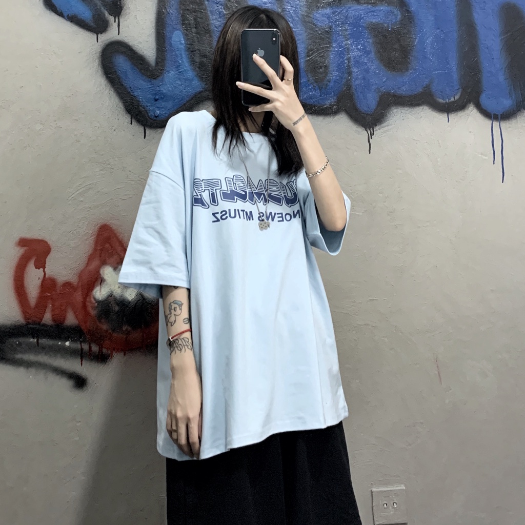 Áo thun tay lỡ unisex Yinxx, áo phông form rộng ATL906