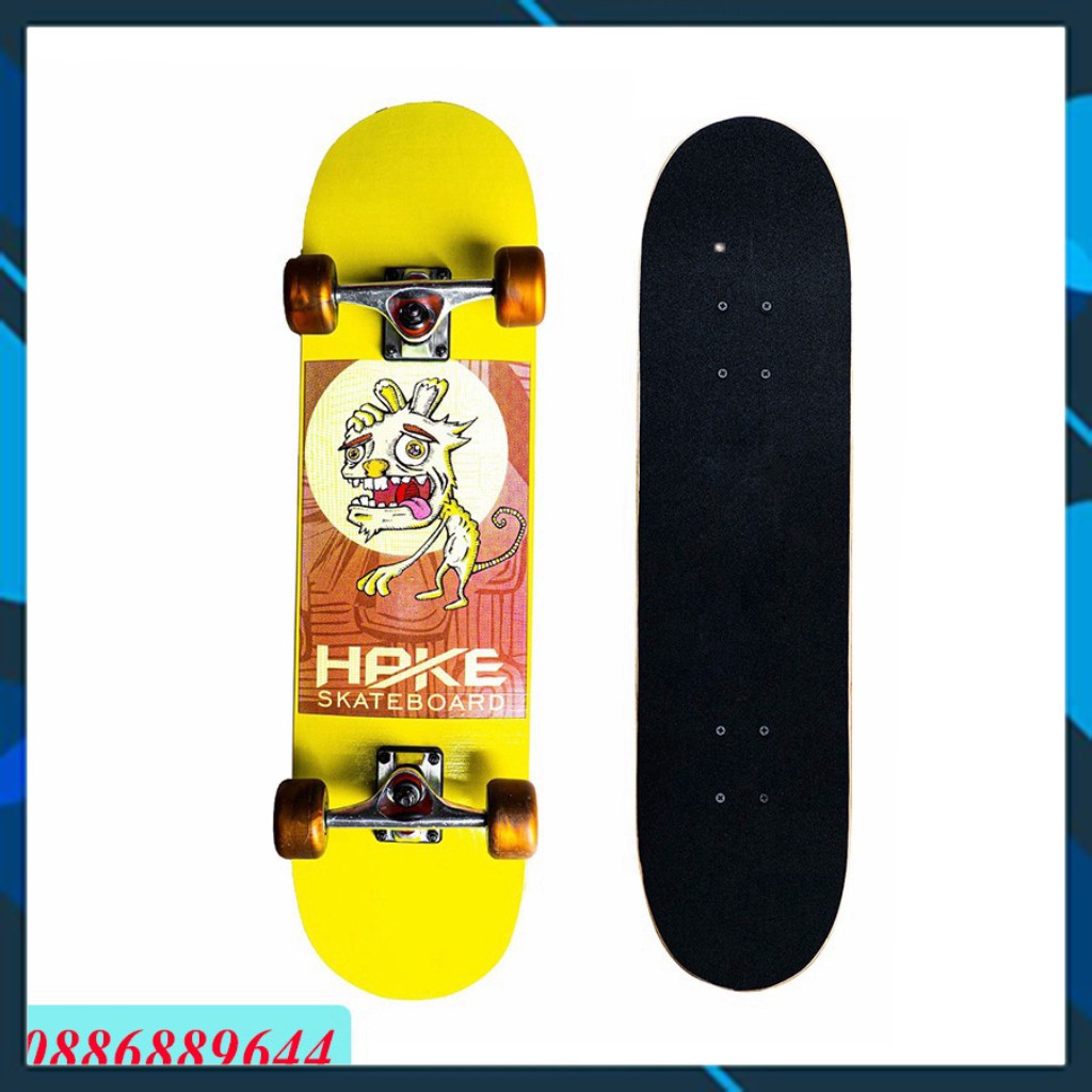 Ván Trượt SkateBoard Zoombie Vàng 950-06 CentosyScooter