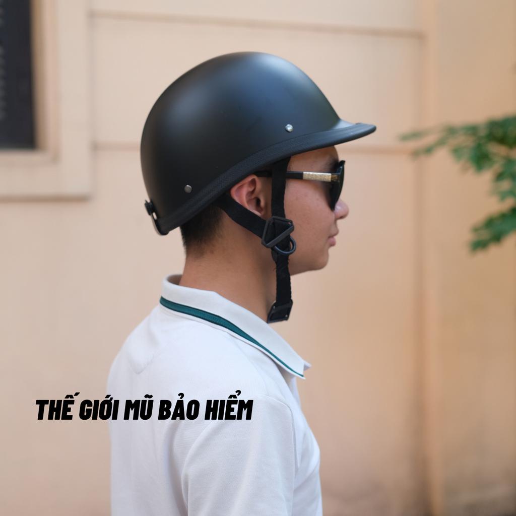 Mũ bảo hiểm nửa đầu đua ngựa gọn nhẹ(tặng hình dán stiker),nón bảo hiểm thời trang thể thao nam nữ cá tính_thế giới mũ