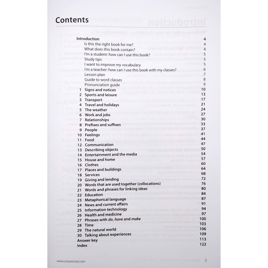 Sách Collins Work On Your Vocabulary - Intermediate B1 (Tái Bản 2021)