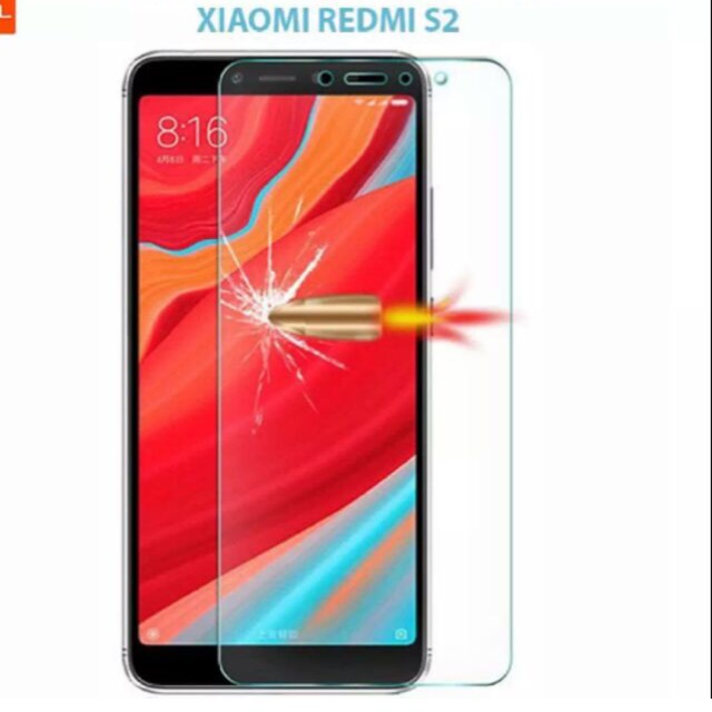 Bộ 3 kính cường lực xiaomi redmi S2 tặng ốp dẻo