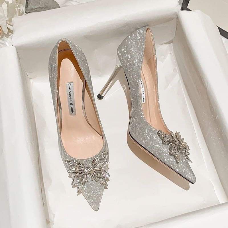 Guốc nơ bướm gót 9p fullbox