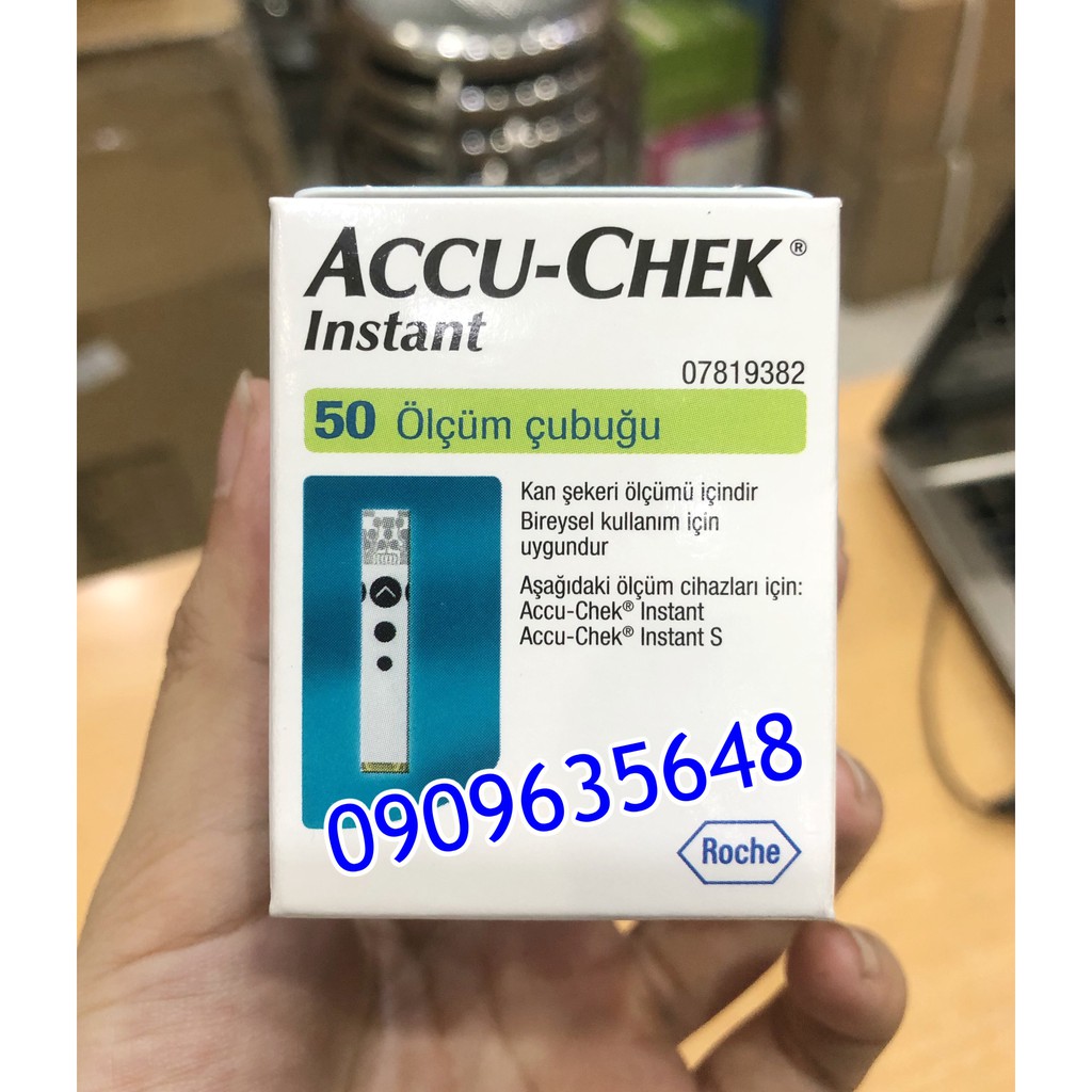 Que thử đường huyết Accu-Chek Instant 25