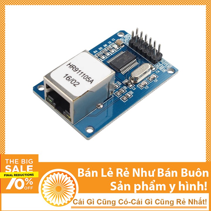 Module Mạng Cho Arduino Ethernet ENC28J60