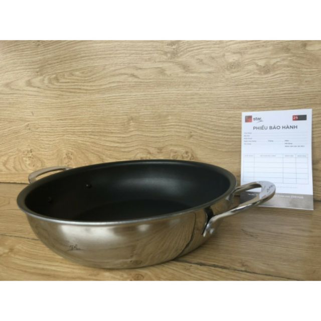 Chảo chống dính inox Fivestar 18cm/22cm/26CM 2 quai