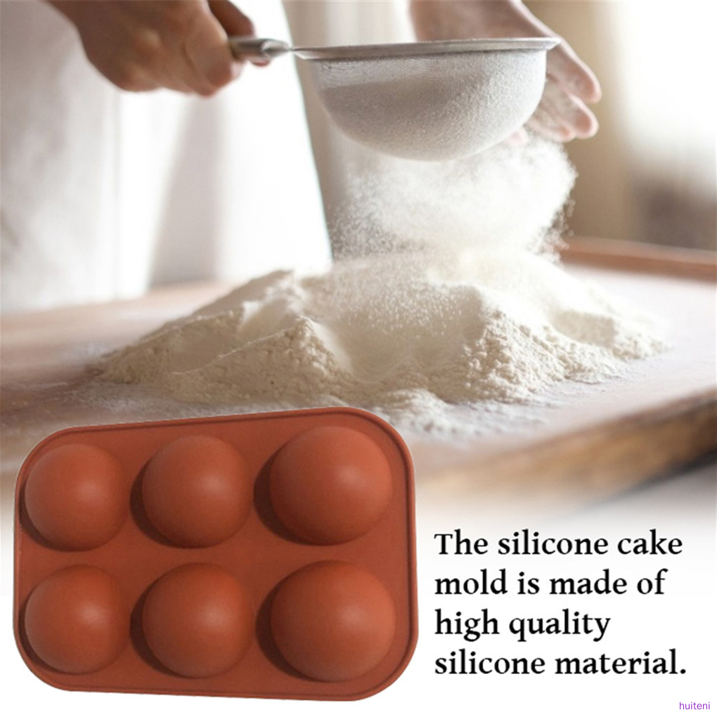 Khuôn Silicone Làm Bánh / Sô Cô La Hình Nửa Quả Bóng Sáng Tạo
