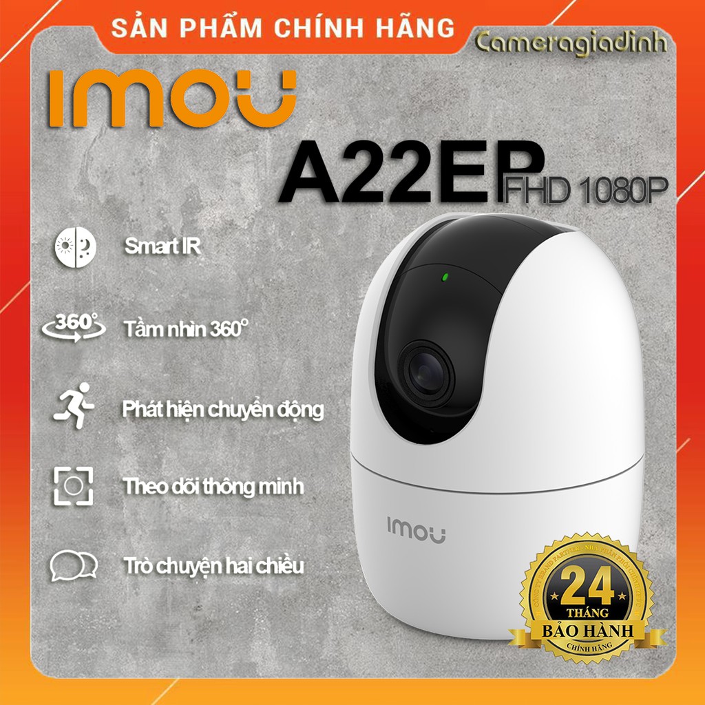 Camera IP Wifi 2MP / 4MP Ranger 2 A22EP / A42P IMOU - Hàng Chính Hãng Bảo Hành 24 Tháng