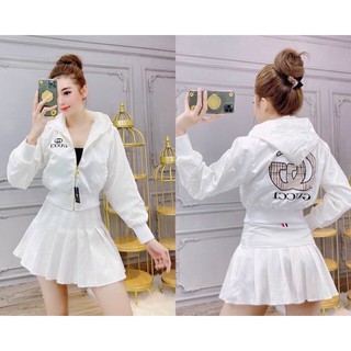 Áo Khoác Phi Xà Cừ💋 GIÁ RẺ,Áo khoác crotop có mũ bomber nữ phi xà cừ 2 lớp siêu đẹp