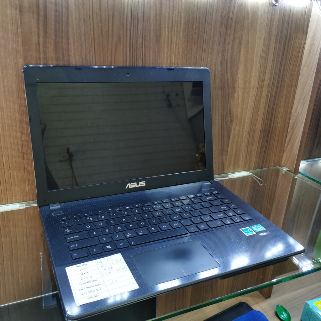 Thanh lý laptop văn phòng Asus X451 core i3-3217U/ram 4GB/ ssd 60GB + HDD 500GB/màn 14 inch