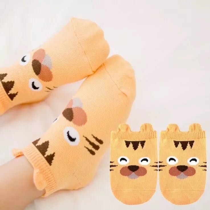 (T3) Tất Hình Thú Ngộ Ngĩnh Chống Trượt Dày Dặn Cho Bé 0-4 Tuổi
