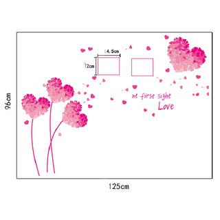 Decal trang trí trái tim