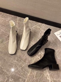 Giày boots da