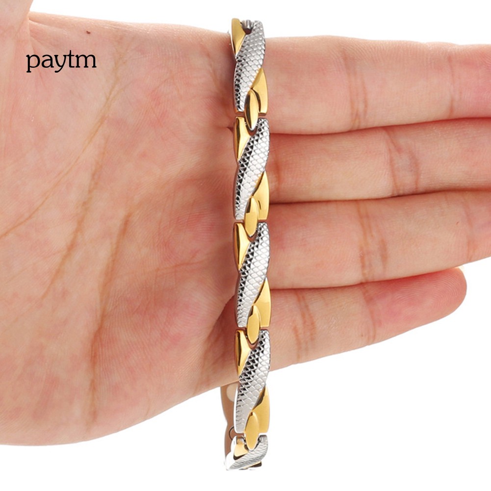 (PTM) Vòng tay nam châm trị liệu cho nam và nữ